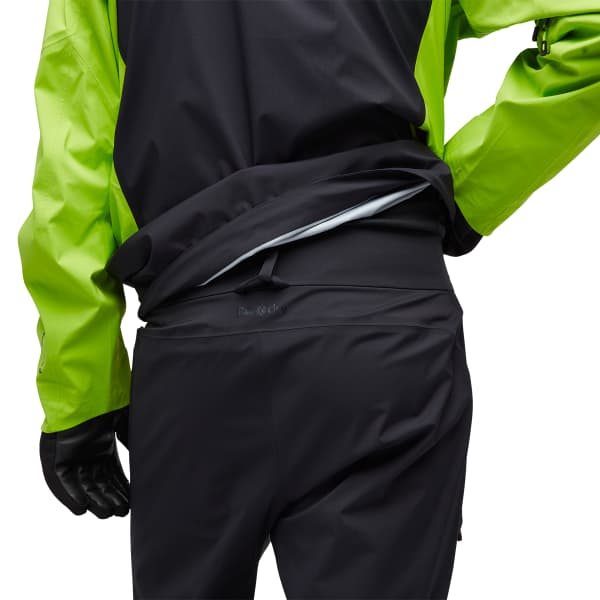 Veste de ski BLACK DIAMOND M RECON LT STRETCH SCHELL BLACK LIME GREEN