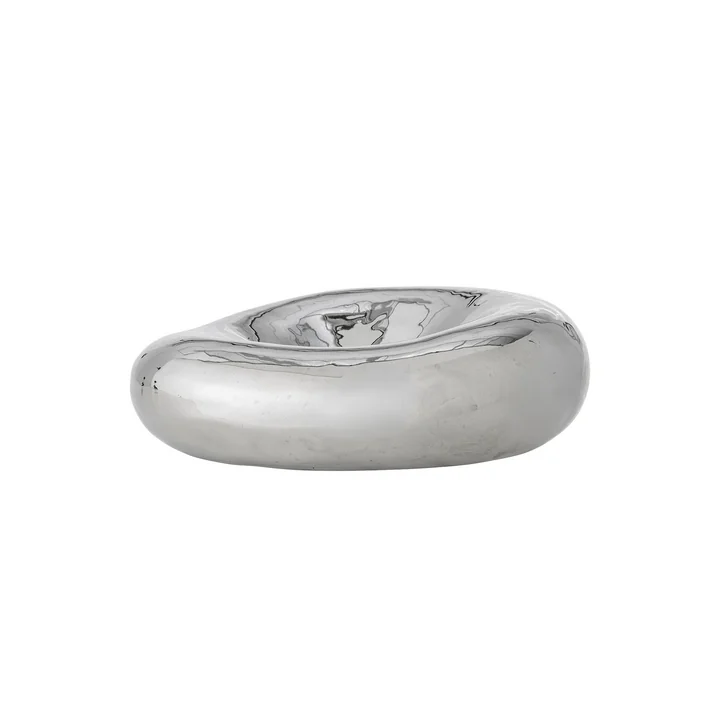 Bloomingville - Shine Schale, Ø 18 x 6 cm, silber