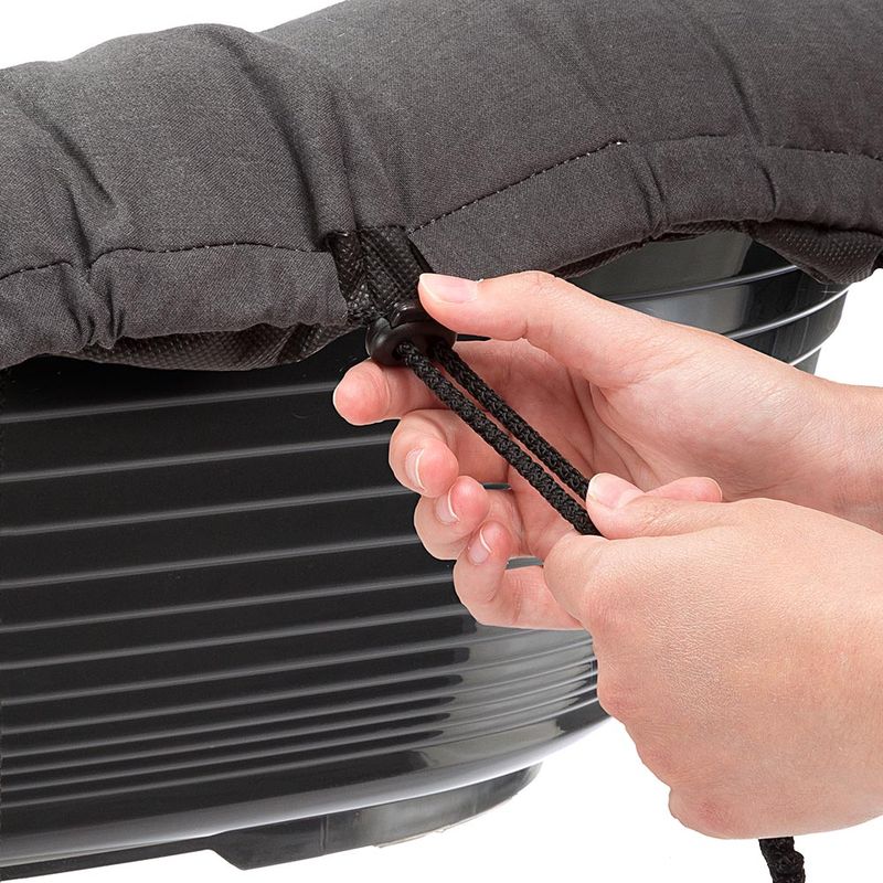 Corbeille Ferplast Siesta Deluxe noire avec housse Sofà, anthracite