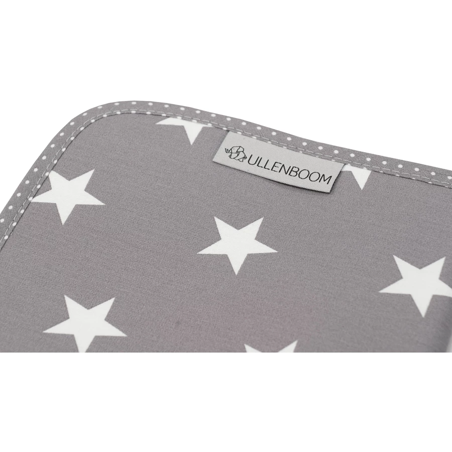 Ullenboom Patchwork Windeltasche - Graue Sterne