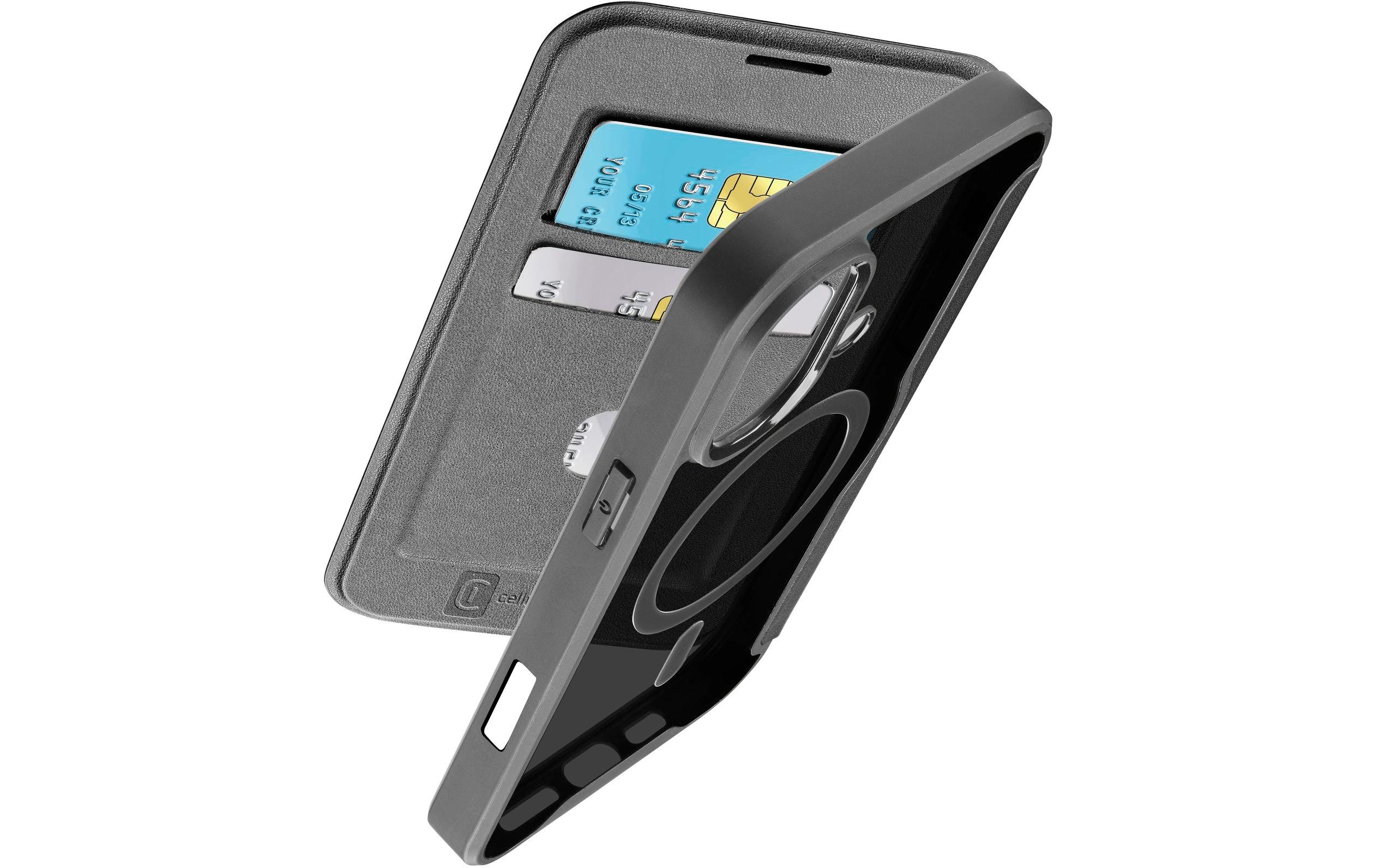 Book Cover Book Case iPhone 16 BlackSchutzhülle für das Apple iPhone 16