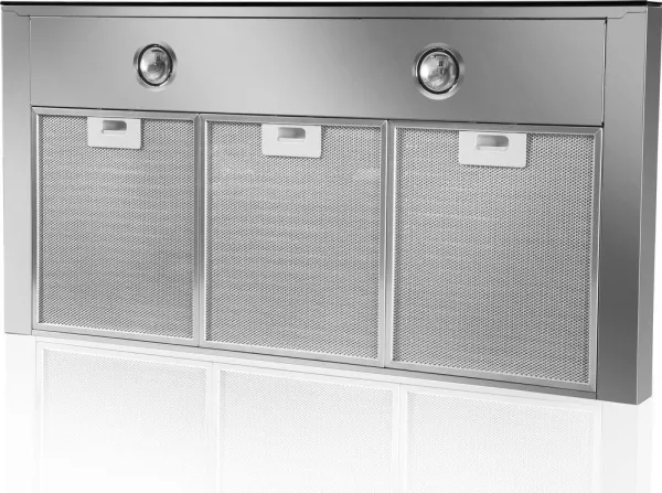 Whirlpool AKR 559/3 IX - Hætte - skorsten flad - bredde: 89.8 cm - dybde: 45 cm - udtrækning og recirkulation (-) - med intern motor - rustfrit stål