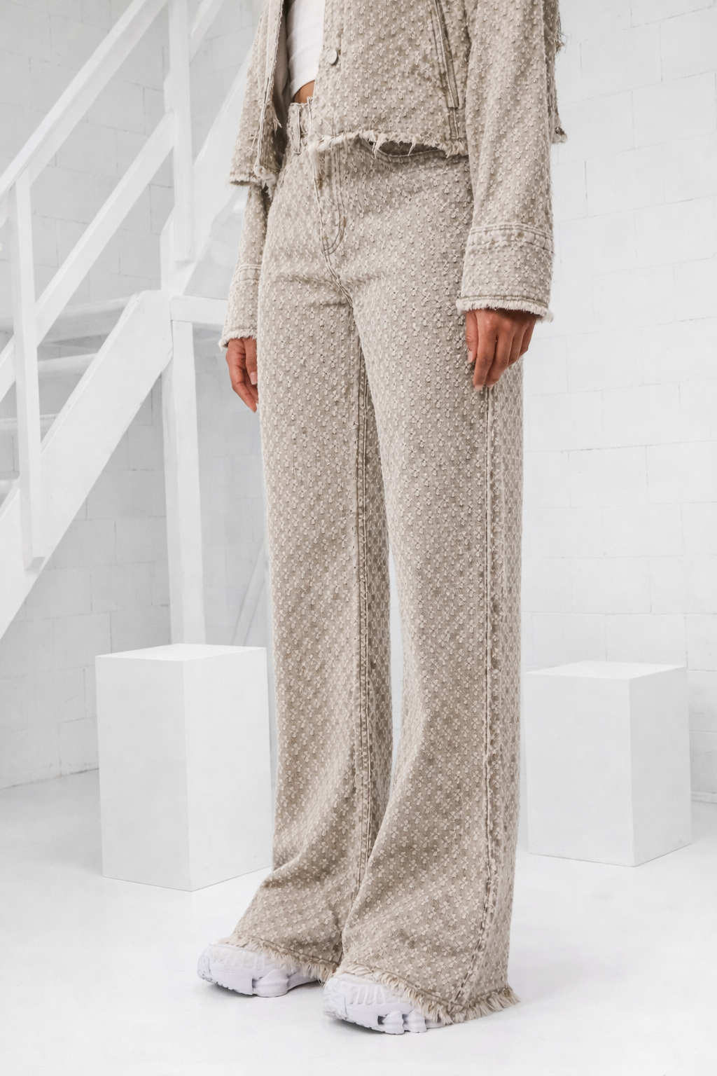 Project x Paris Gritty Jeans Dames Beige