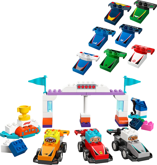 F1® Team med racerbiler og sjåfører LEGO® DUPLO® Town (10445)