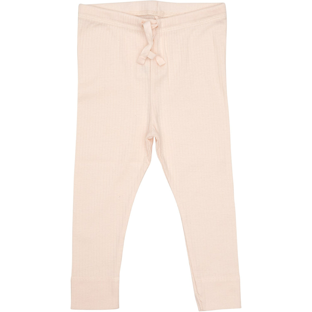 Køb COPENHAGEN COLORS Soft Pink Rib Jersey Leggings W. String