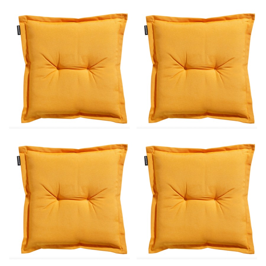Madison Panama golden glow Zitkussen - Set van 4