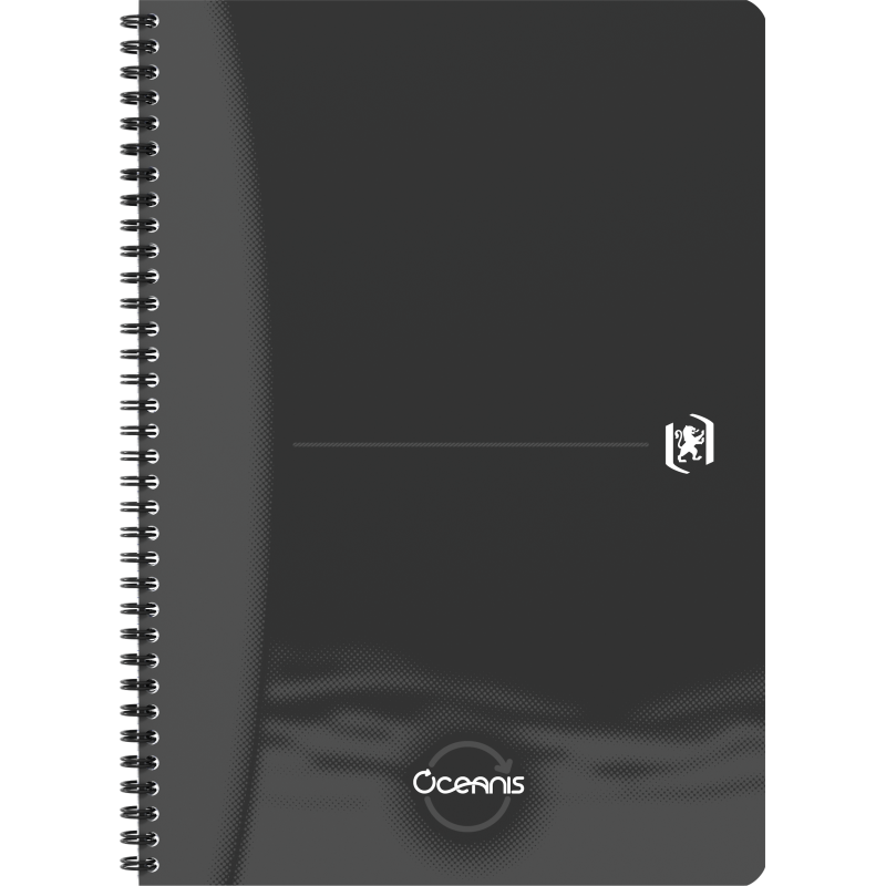 Cahier Oxford Oceanis Integrale 210X297 180P Optik P. L7Mm+Tag Polypro Noir