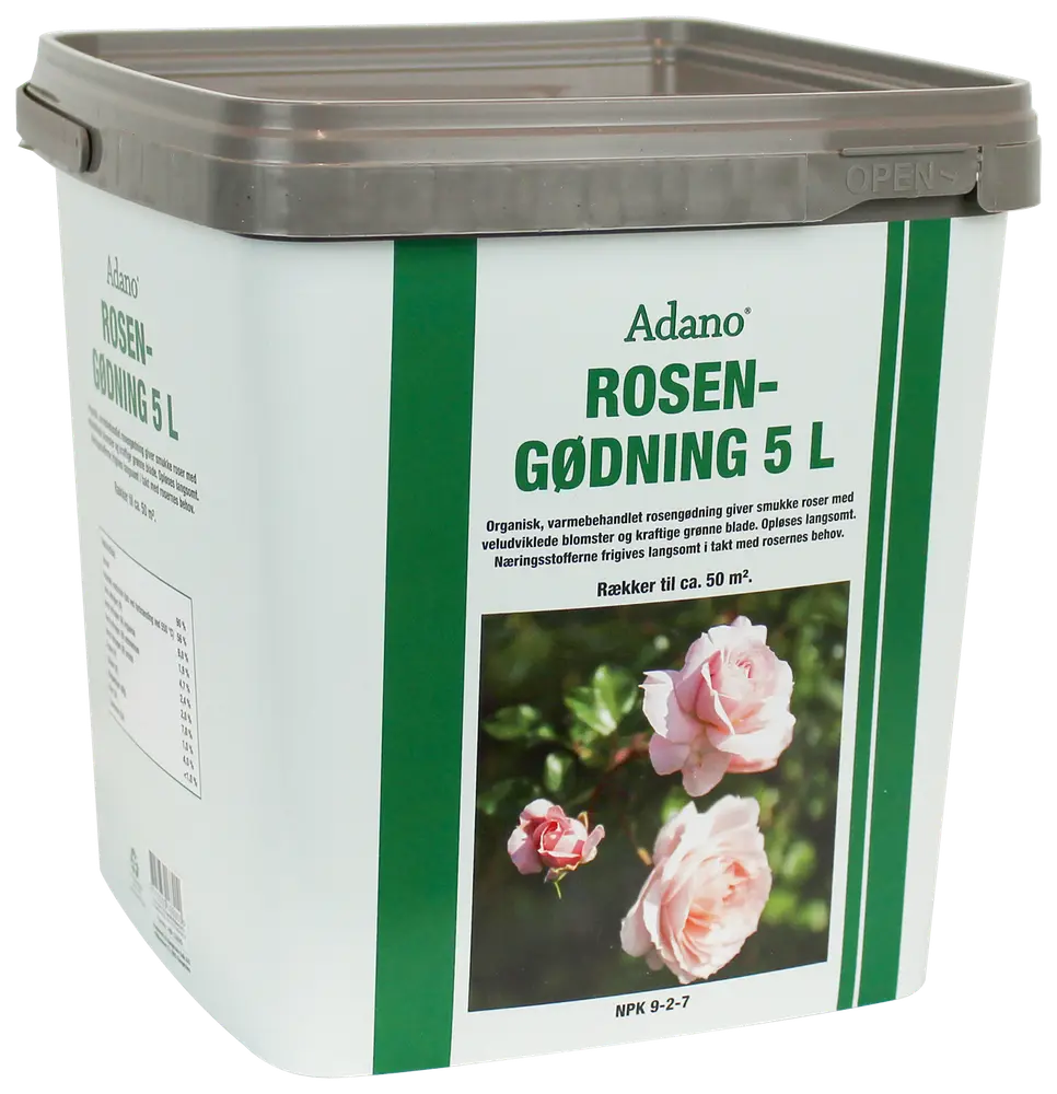 Adano Organisk rosengødning 5 L