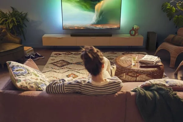 Philips TAB6309 - Lydbarsystem - til TV - 2.1-kanal - trådløs - Bluetooth - 160 Watt (Total) - mørkegrå