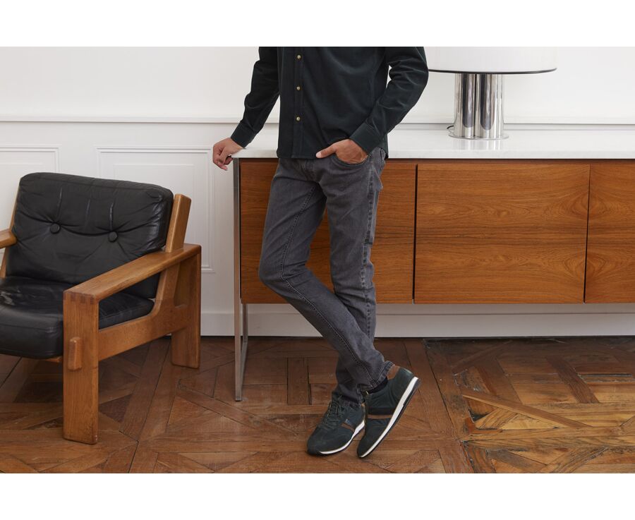 Jean homme Anthracite Slim - RIDLEY