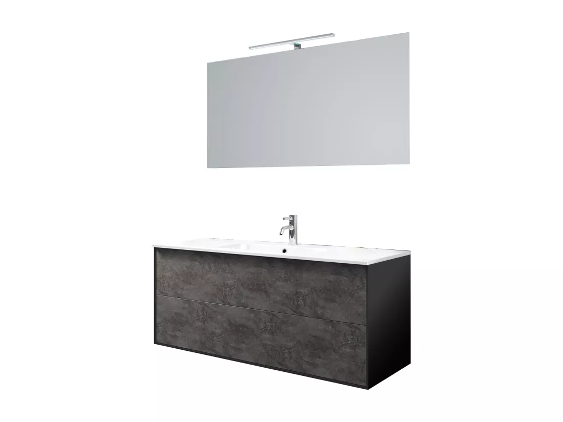 Ensemble de salle de bain 4 pièces IGEA oxyde