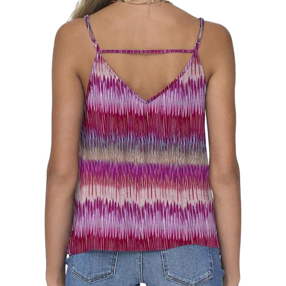 Only Top Rose/Orange à Motifs Femme Only Nova Life Paris