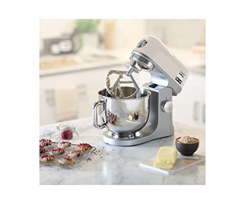 Kenwood kMix KMX750CR Robot de cuisine avec bol en acier inoxydable de 5 l, système de sécurité à usage sûr, boîtier en métal, 1000 W, kit de pâtisserie 3 pièces et protection anti éclaboussures, : Cuisine et Maison