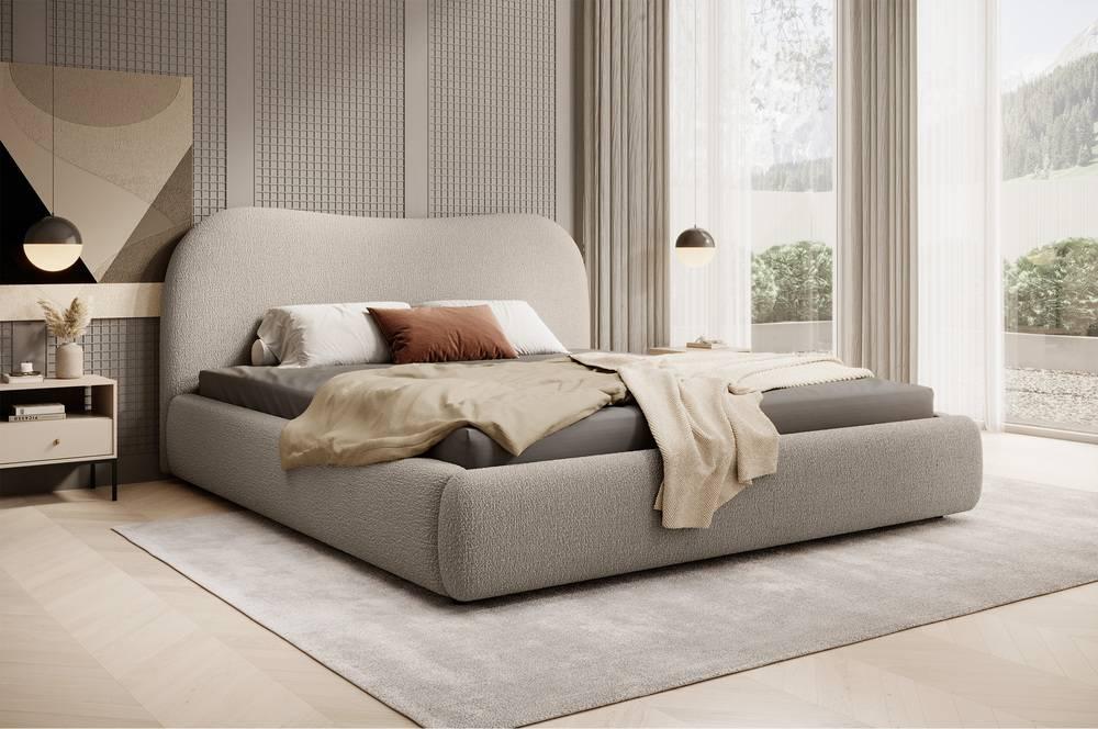 NADUVI Collection Sombala Bedframe - 140 x 200 cm - Donkerbeige