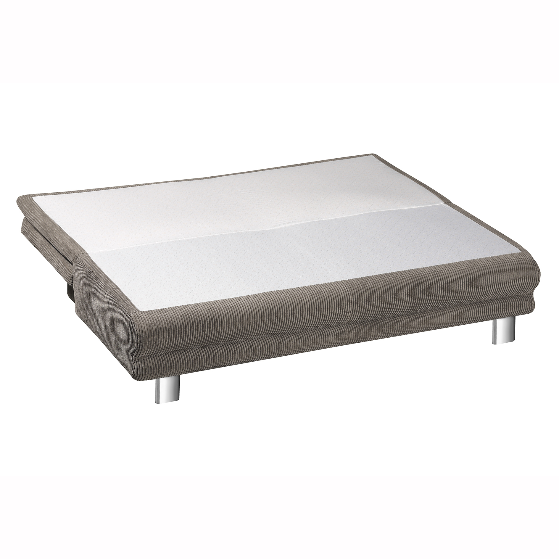 Schlafsofa - hellbraun - mit Staukasten - 194 cm breit