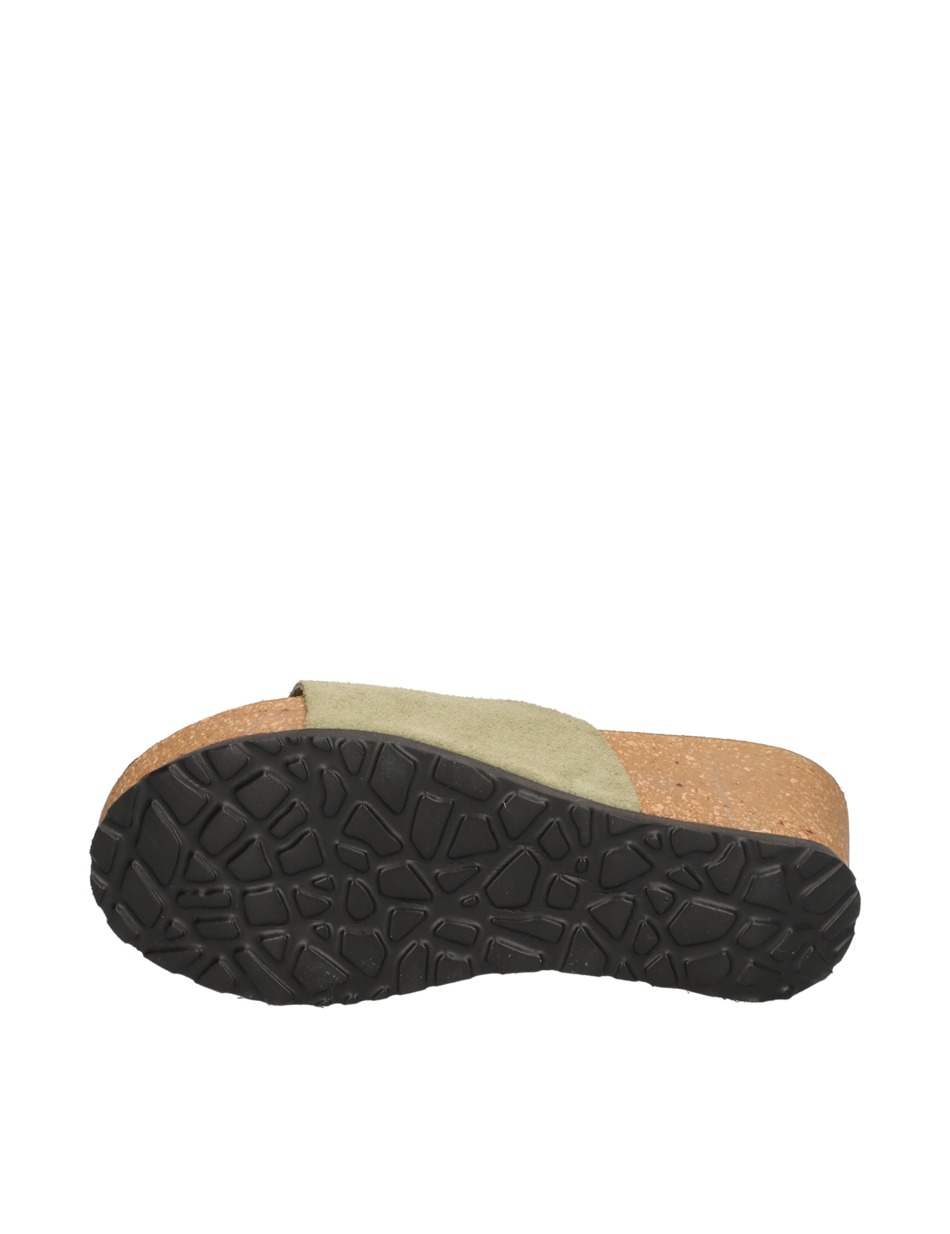 Veloursleder Pantoffel
