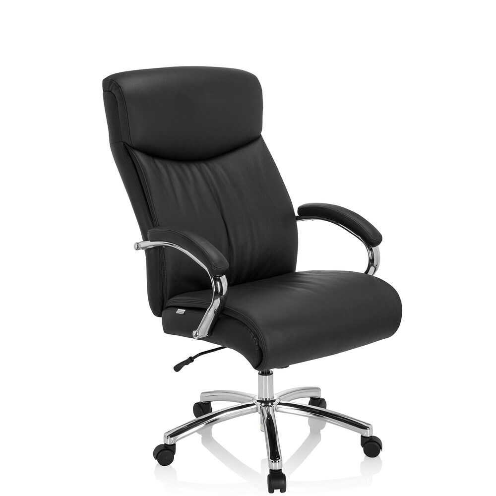XXL Drehstuhl XXL CONSTRUCTOR V Leder mit Armlehnen hjh OFFICE