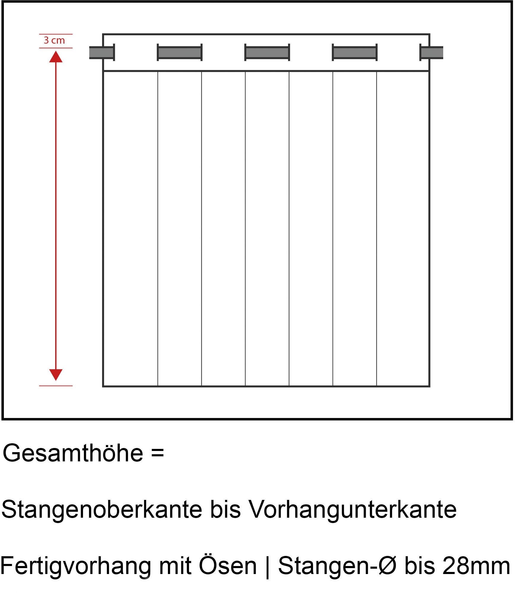 Neutex for you! Vorhang »Linessa« Ösen 1 Stk. tlg. Ösenschal mit Metallösen, Breite 137 cm, nach Mass