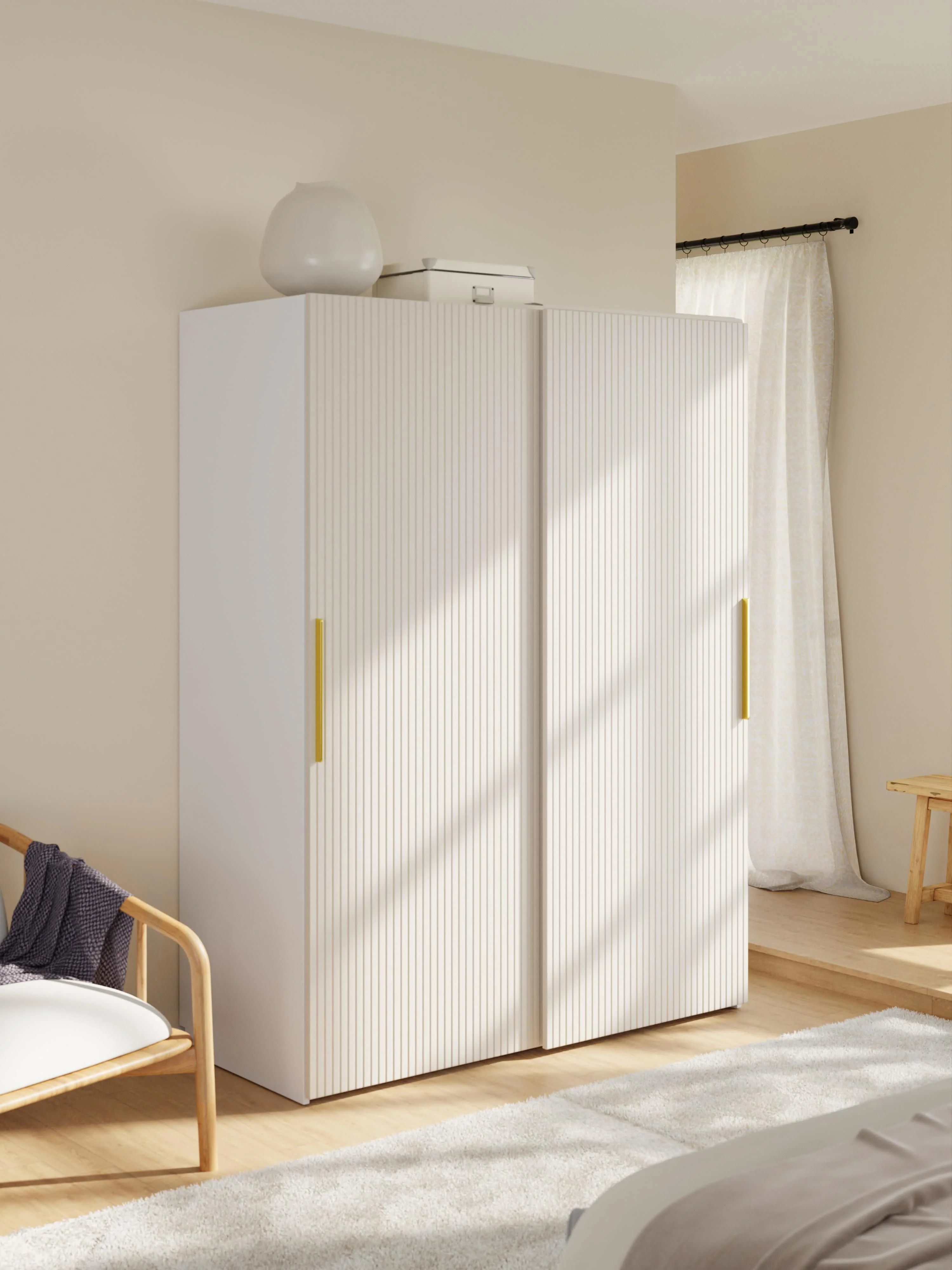 Modulaire schuifdeurkast Simone, 150 cm breed, diverse varianten