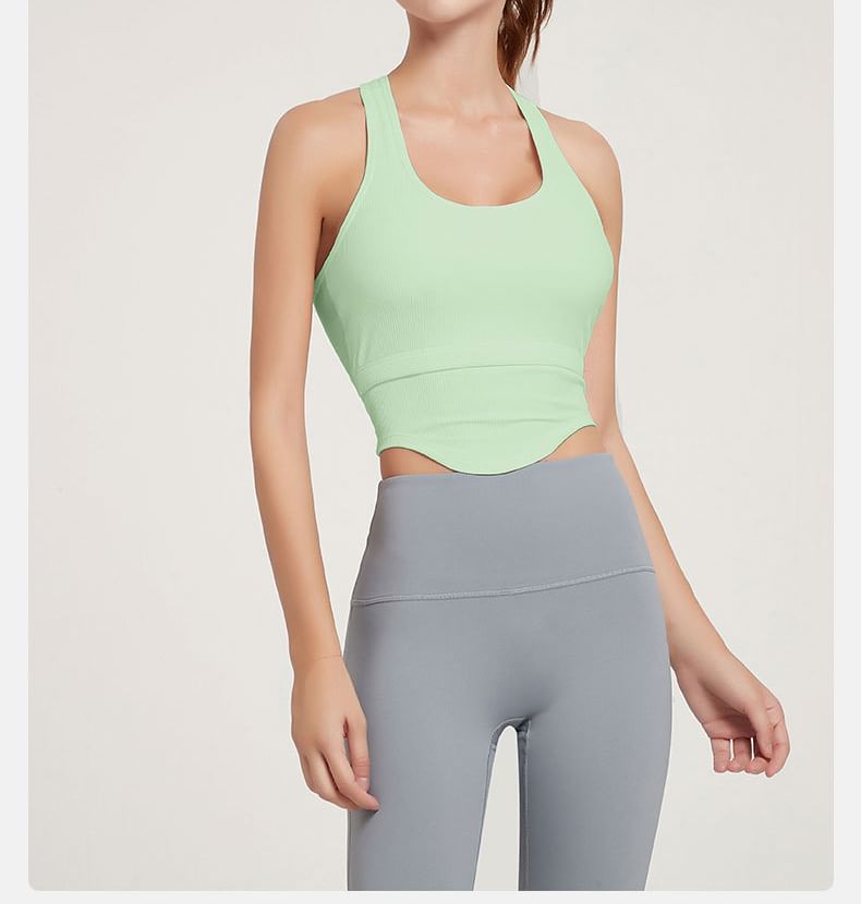 Lady Lily - Effen racerback sportbeha