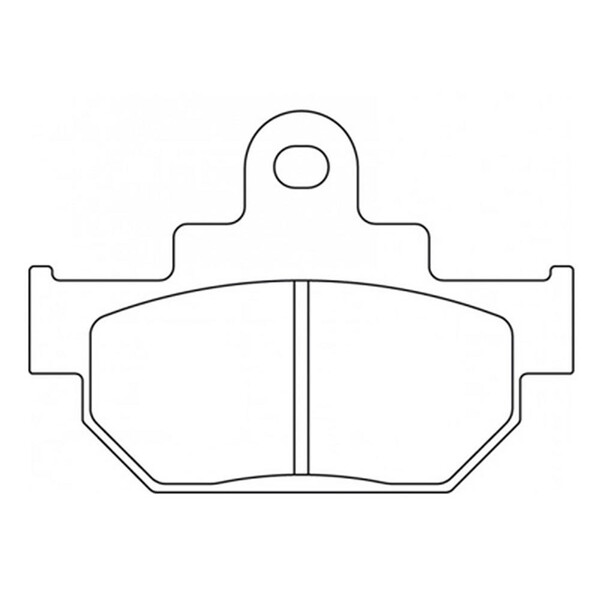 Cl brakes - Plaquettes de frein Route métal fritté - 2387A3+