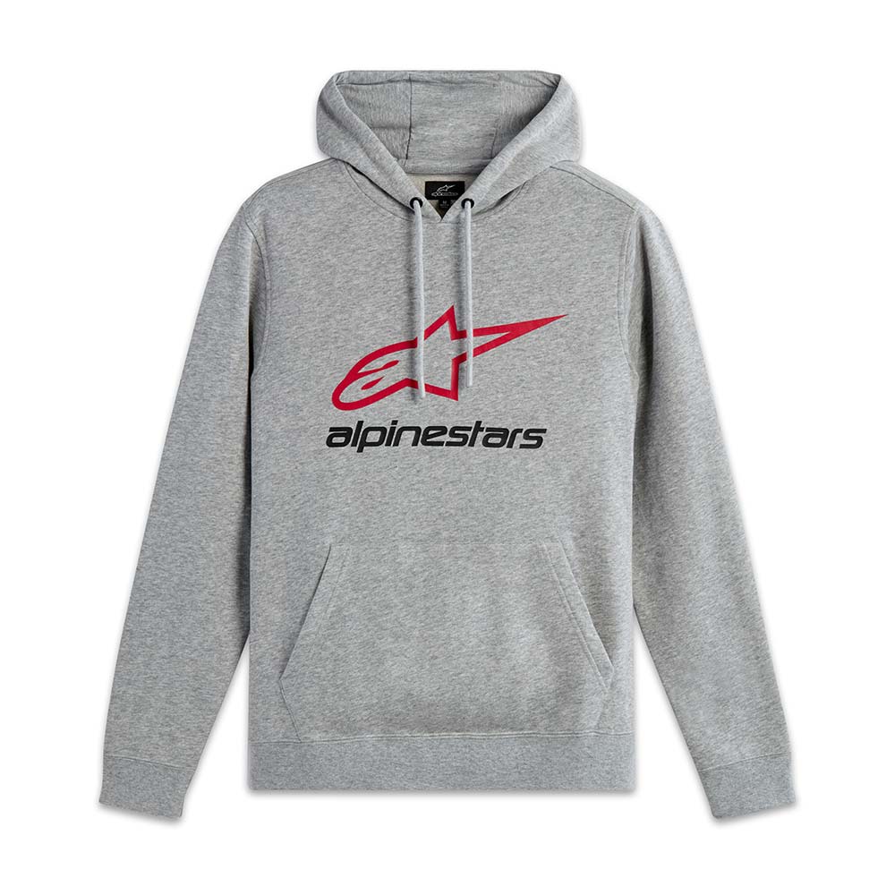 Alpinestars - Sweat à capuche Always 2.0 Gris / Rouge / Noir