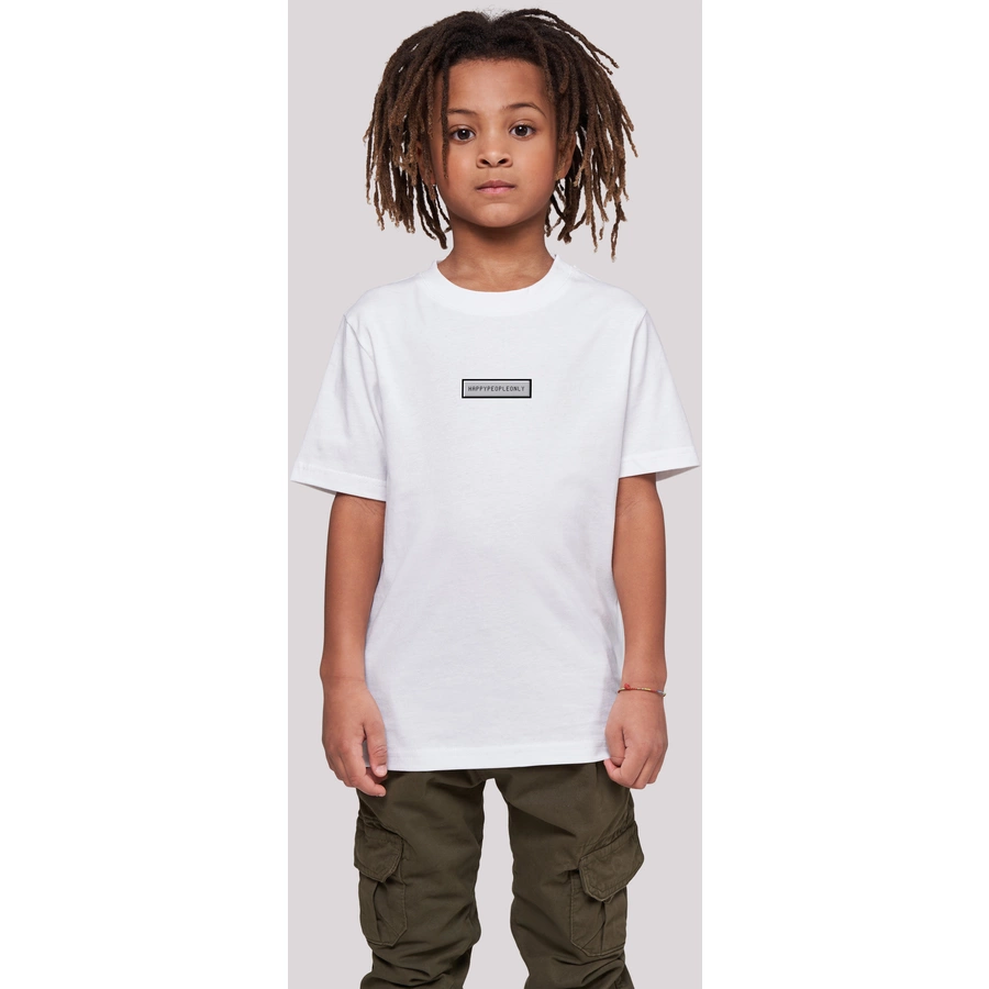 F4NT4STIC T-Shirt SIlvester Party Happy People Only weiß