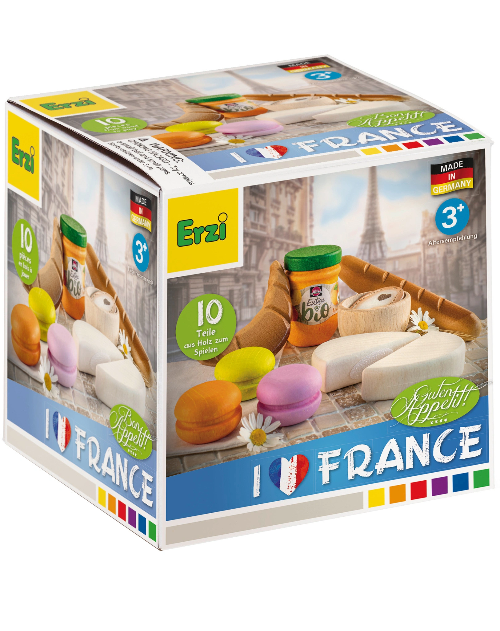 Kaufladenzubehör FRANKREICH 10-teilig