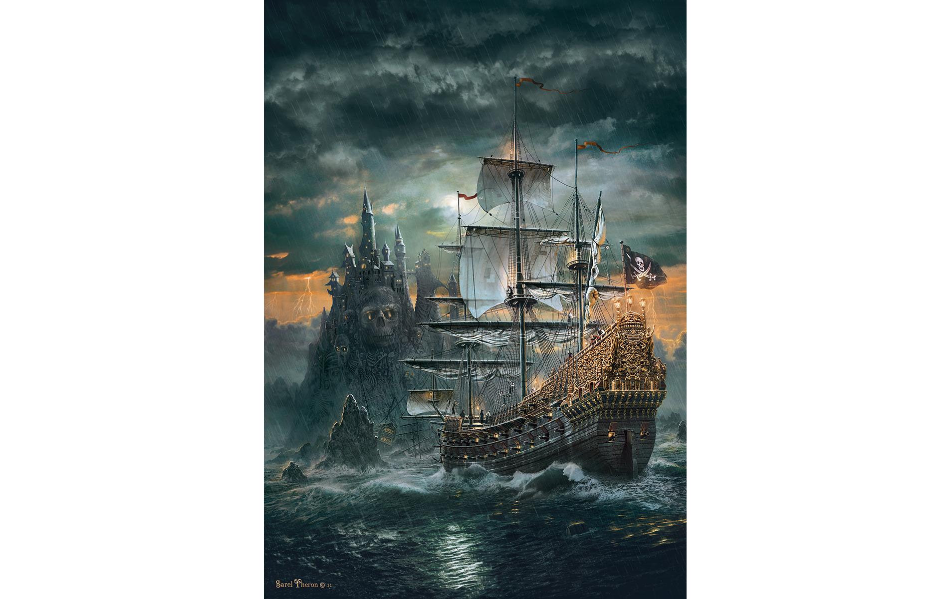 Puzzle PiratenschiffPuzzle mit 1500 Teilen