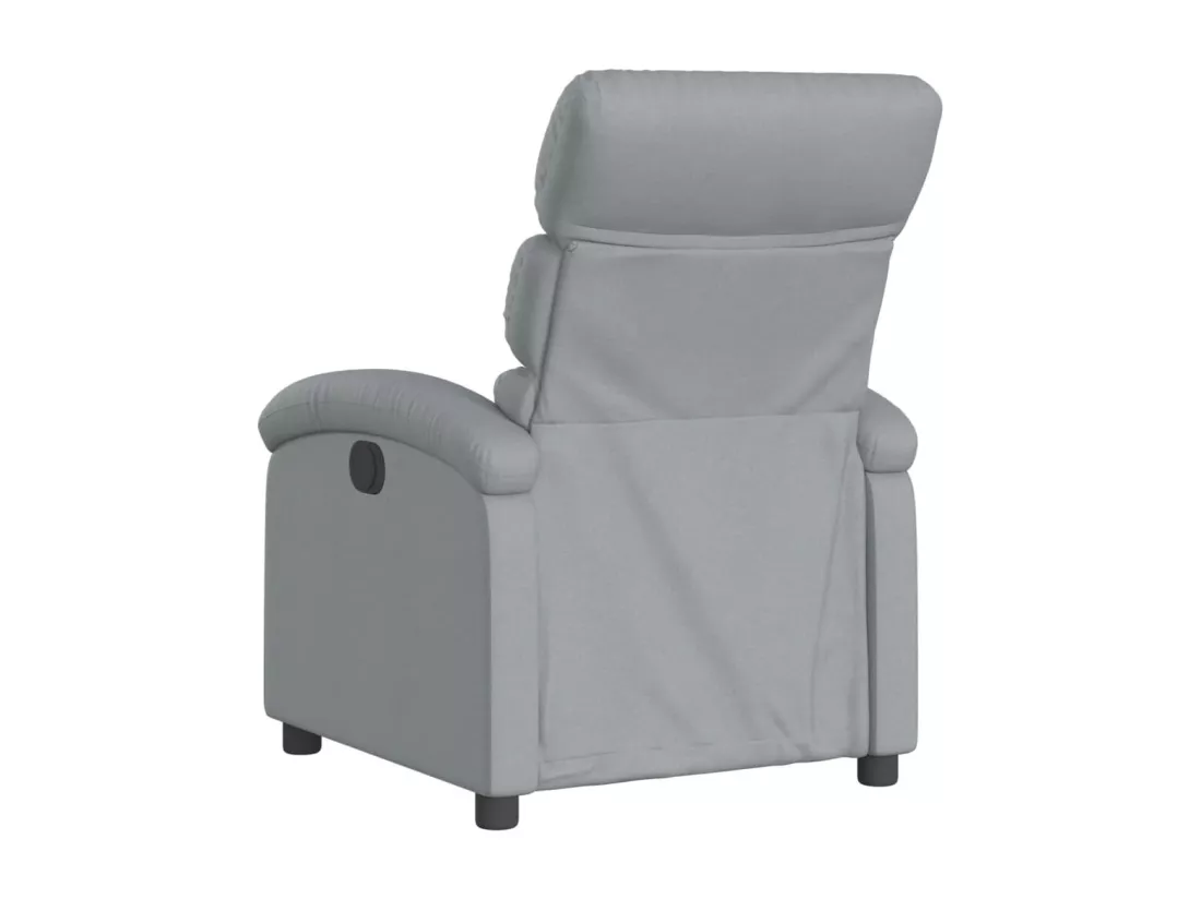 Fauteuil inclinable Gris clair Tissu