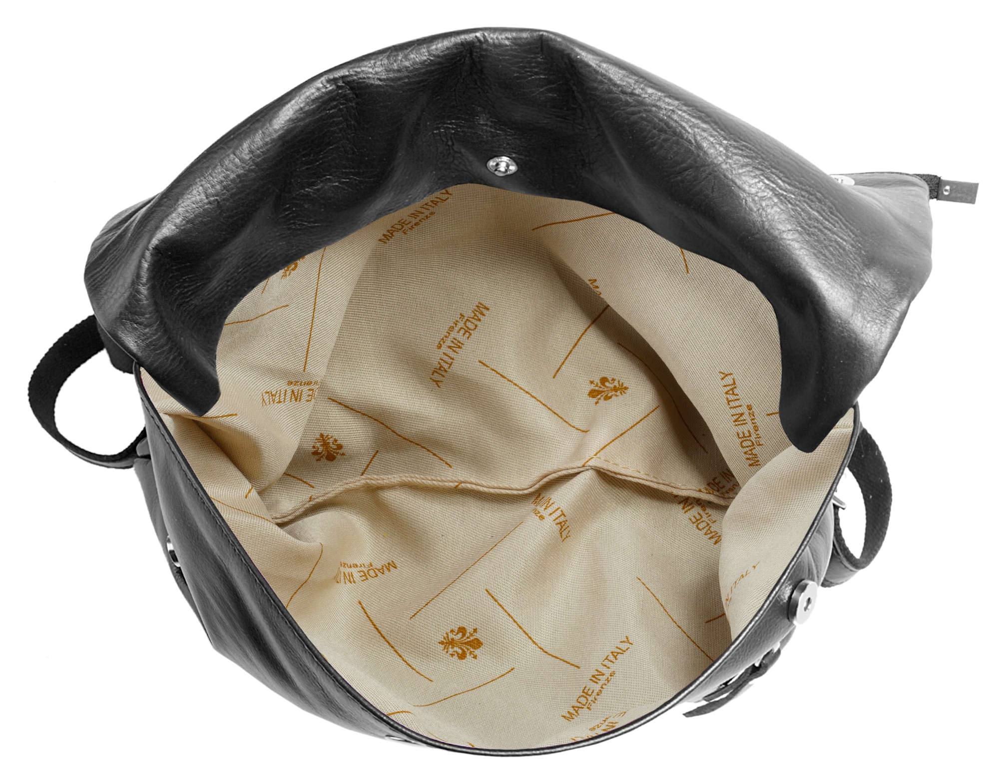 Cluty Cityrucksack echt Leder, Made in Italy