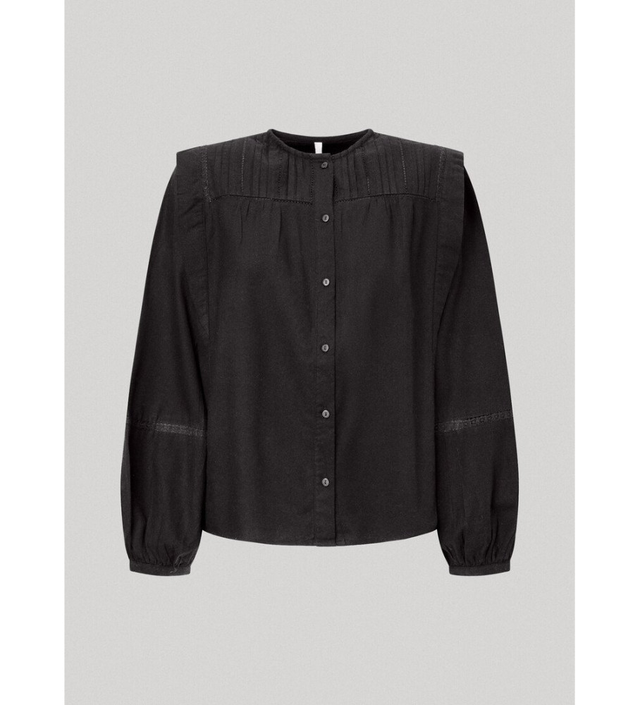 Blusa preta Jaxie da Pepe Jeans