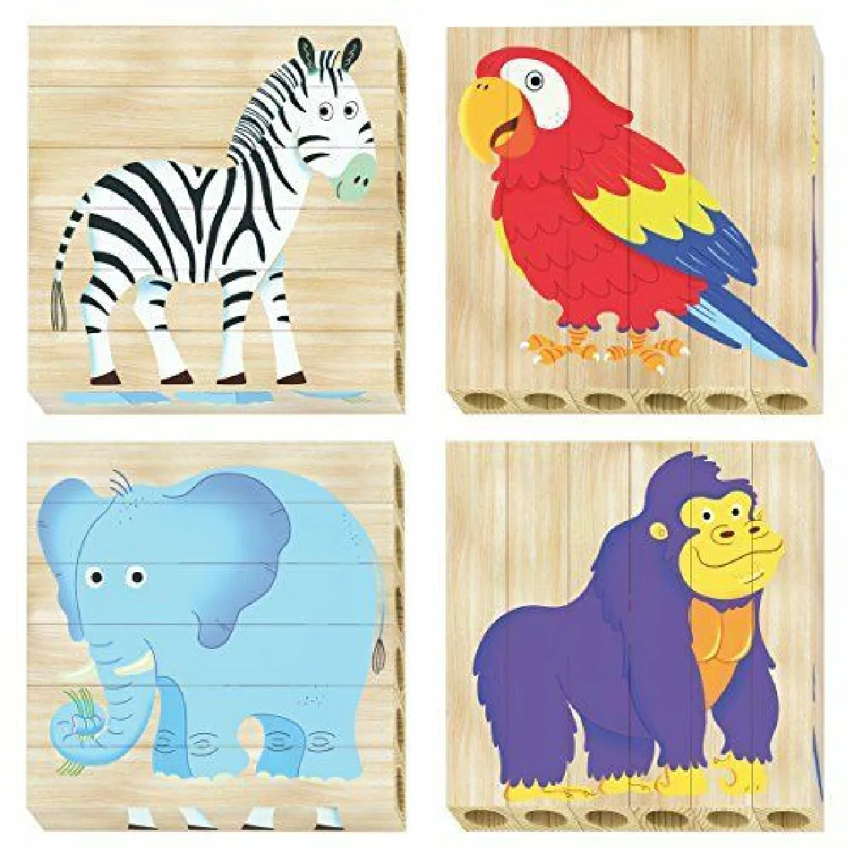 Quercetti 4 Puzzles Jungle