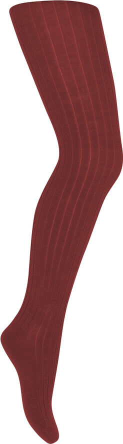 mpKids Wool rib tights Tomato