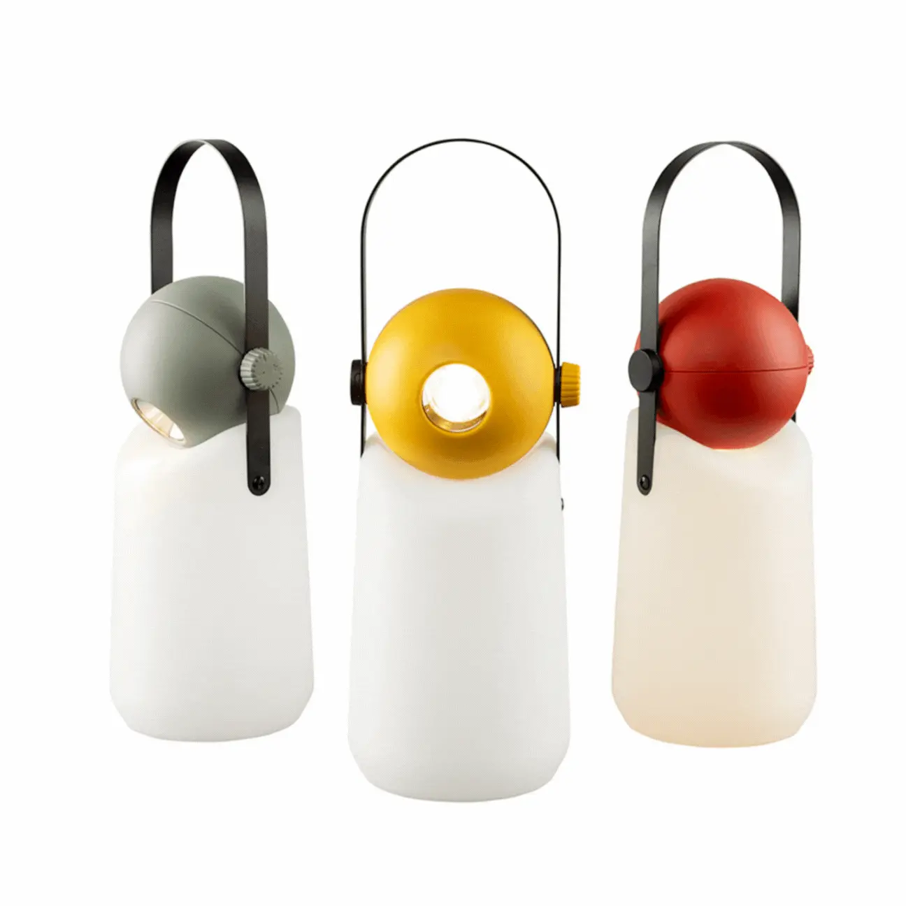Tafellamp Guidelight oplaadbaar LED tomato red