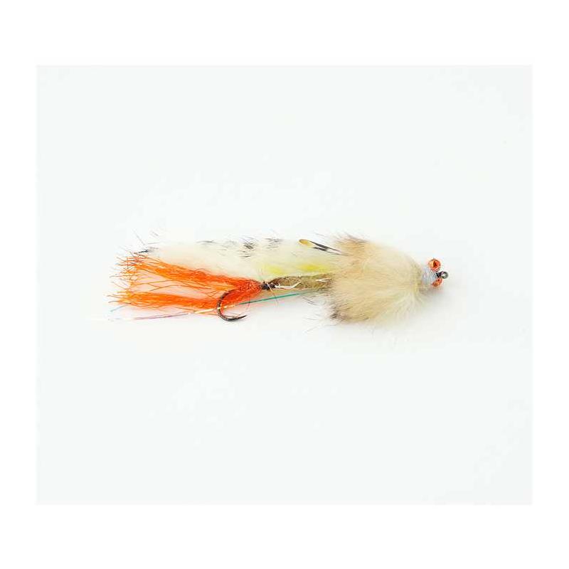 Mouche Spécial Carnassiers Tof Articulee Truite - Black Ghost Variant