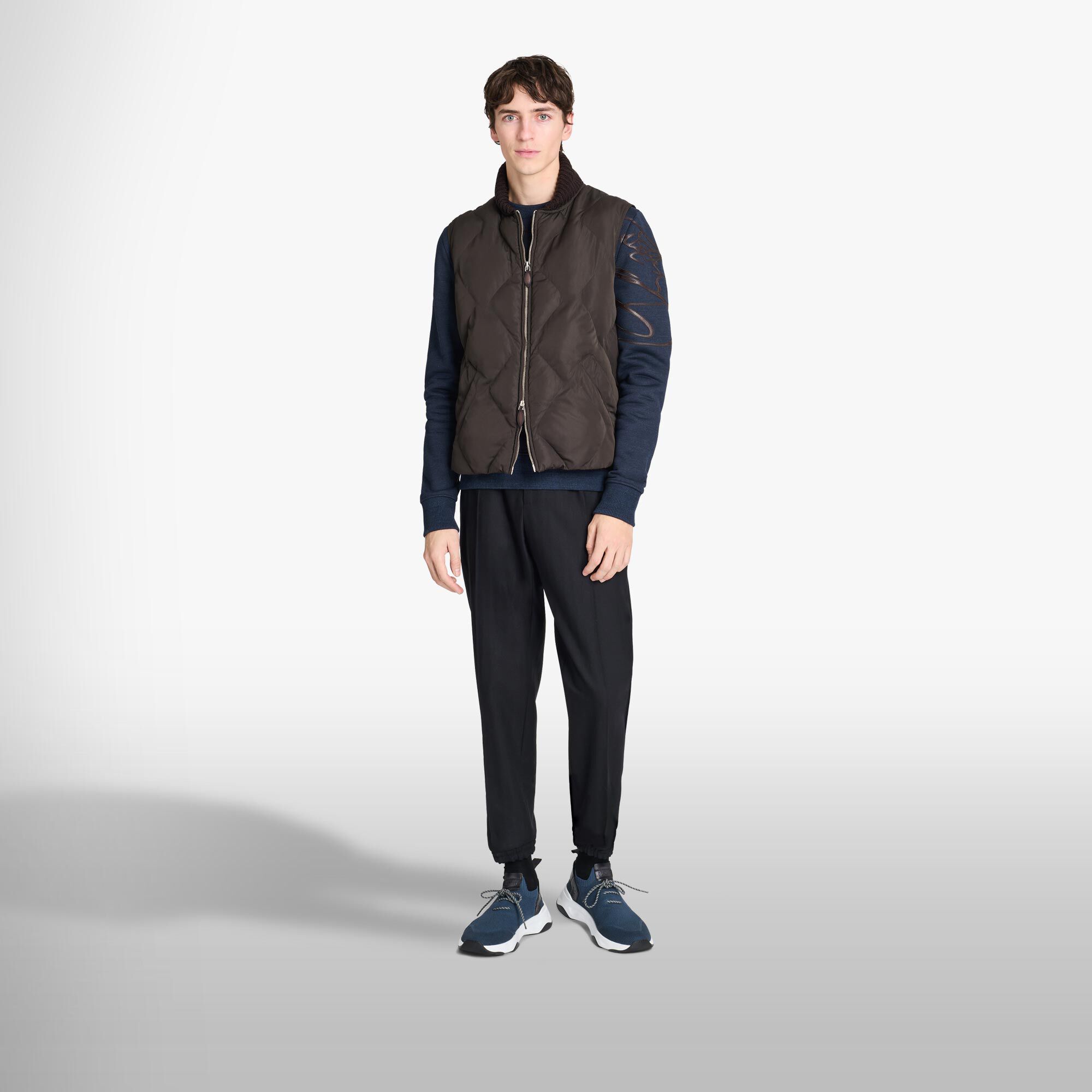 Pantalon De Jogging En Laine Et Coton