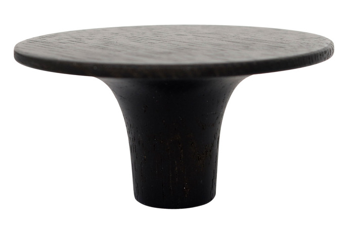 Træknop Ø95 mm sort