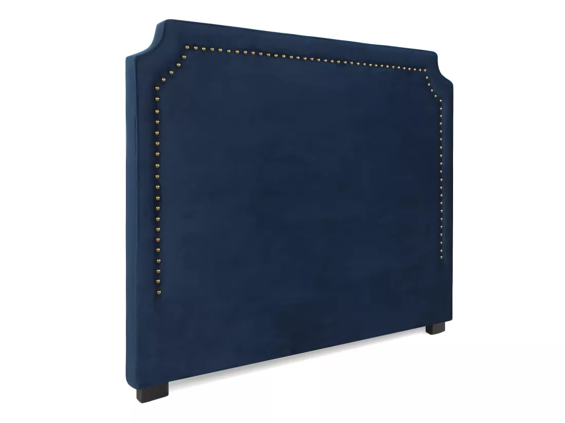 Tête de lit Diana Velours 160cm Bleu Foncé