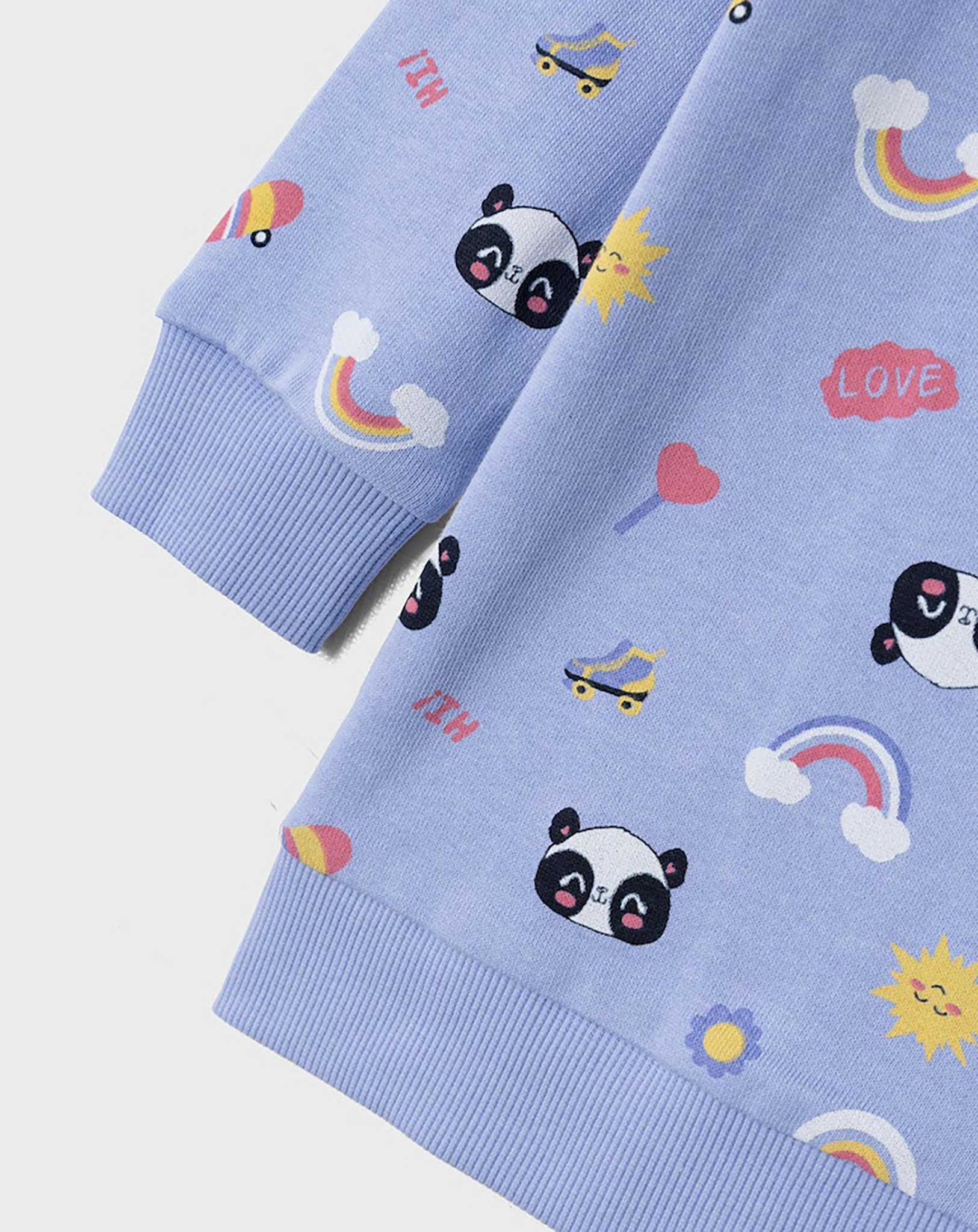 Sweatshirt NMFVERONIKA PANDA DREAM in easter egg