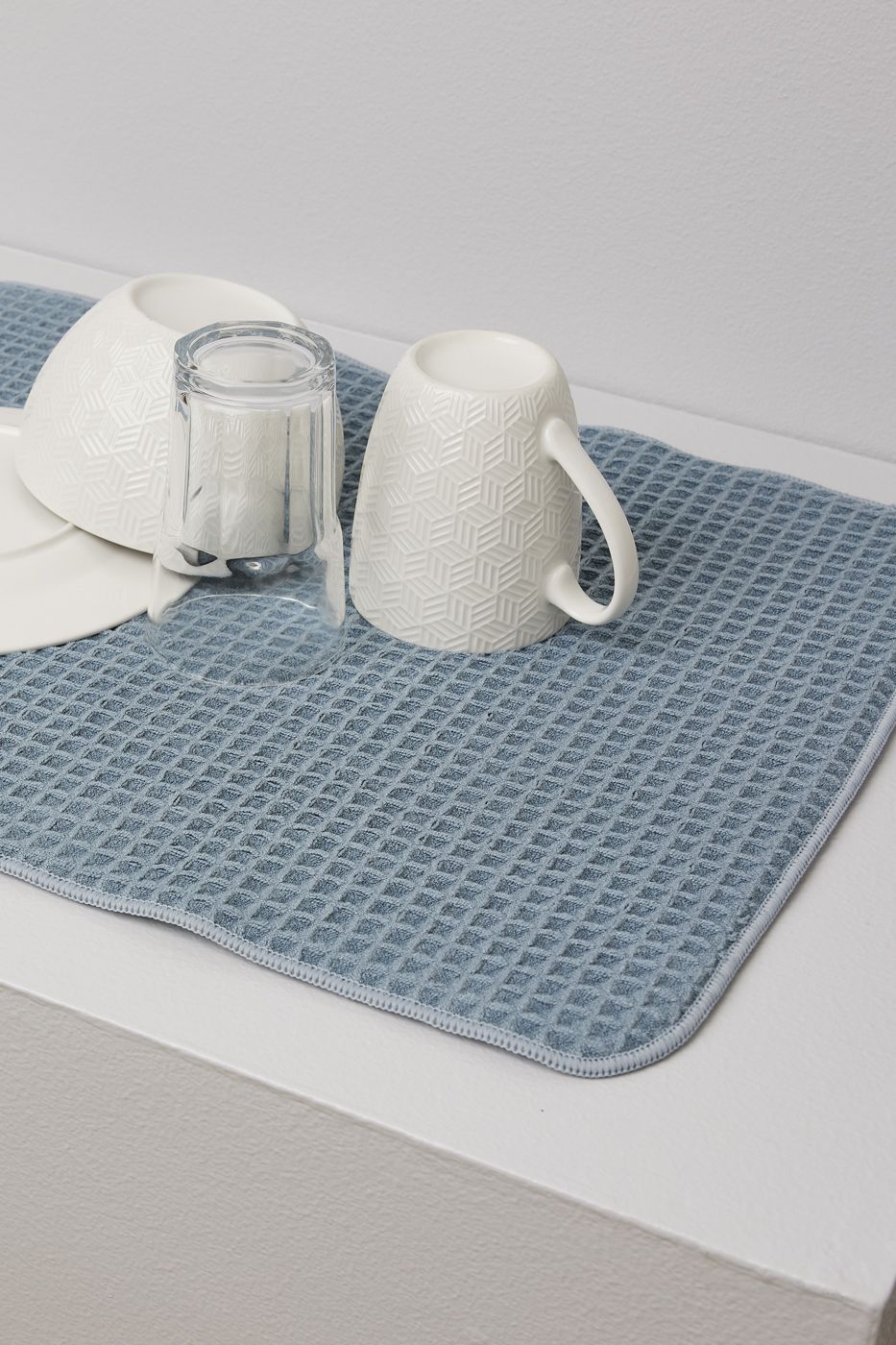 Vaffel microfiber oppvaskmatte
