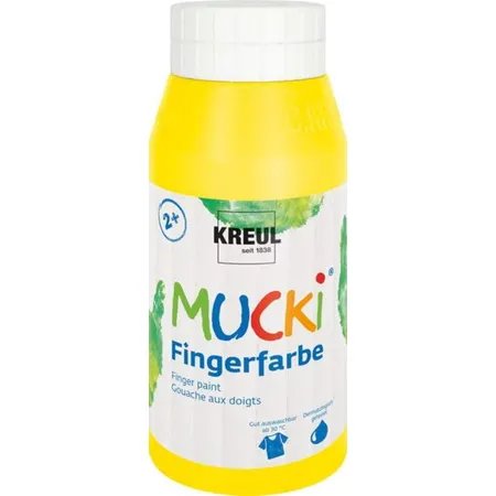 MUCKI Fingerfarbe Gelb 750 ml