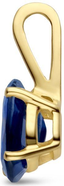 Hanger - 14K Geelgouden Hanger Met Geboortesteen - Gepolijst