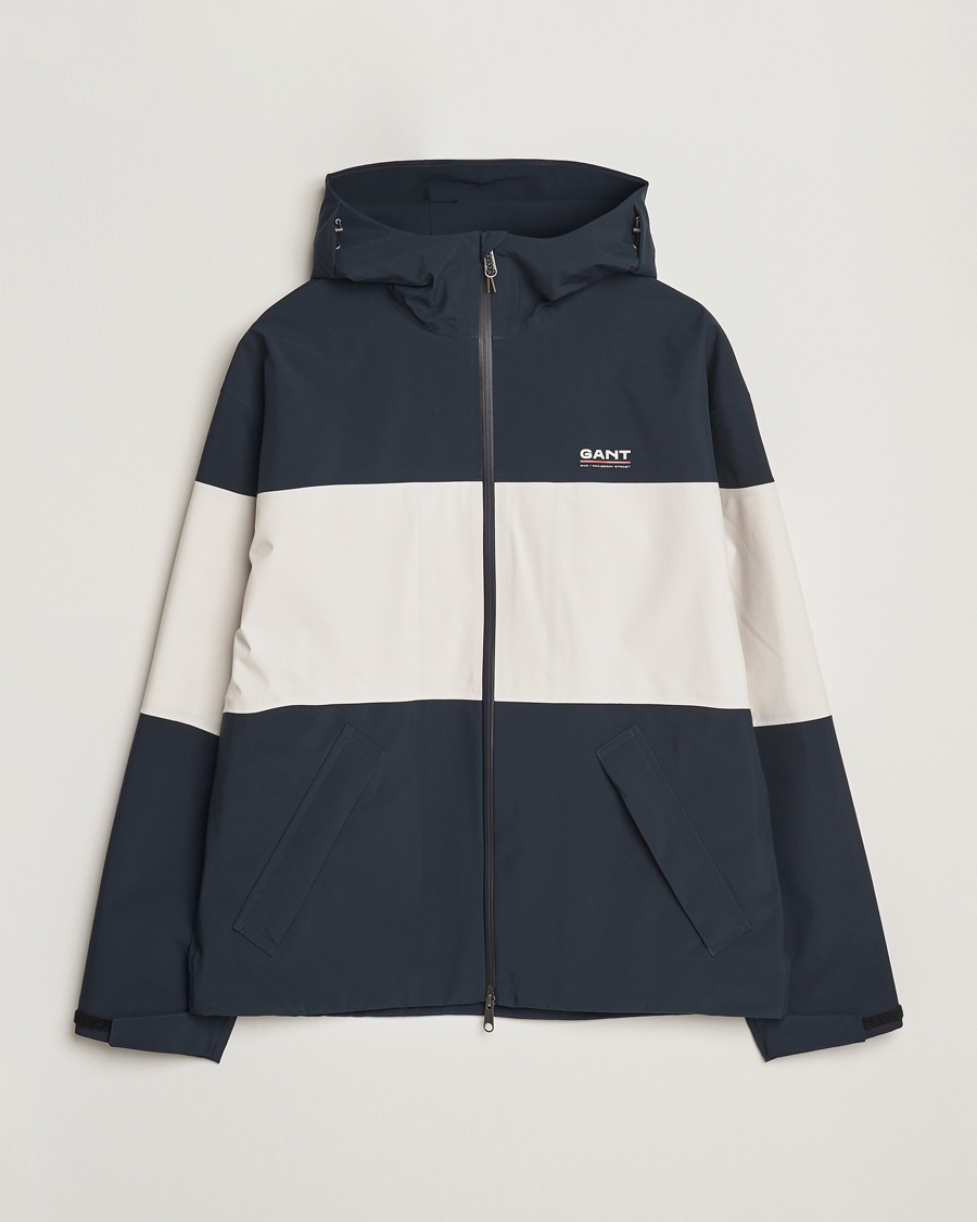 GANT 240 Mulberry Street Hooded Sailor Jacket Navy