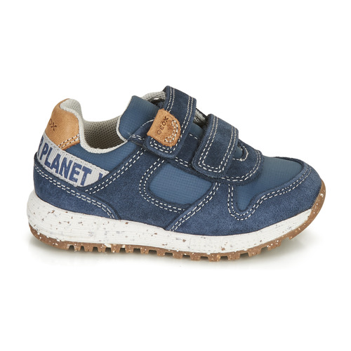 Geox - ALBEN BOY - Bleu / Marron