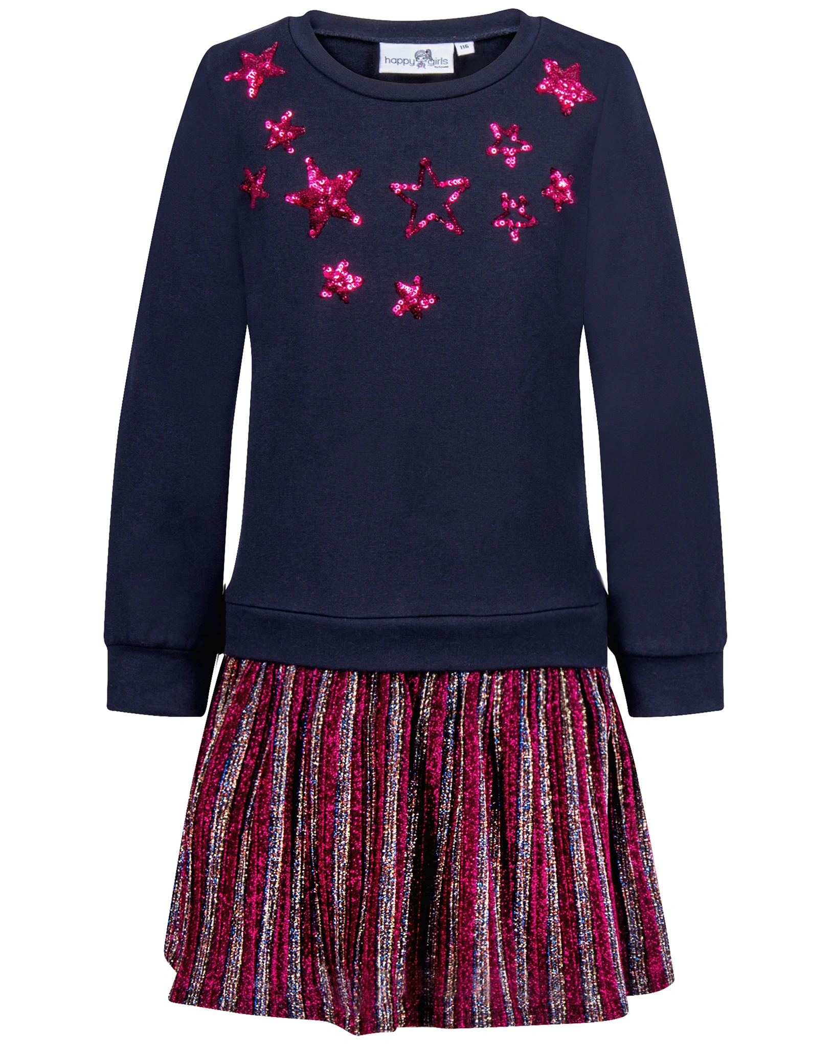 Langarmkleid SPARKLE in navy