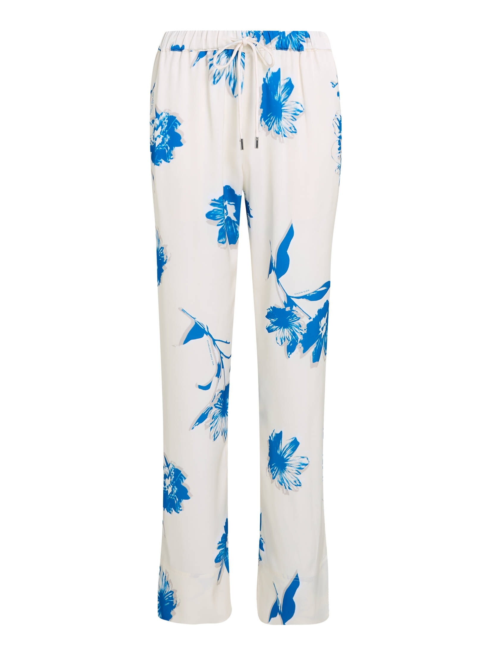 CALVIN KLEIN| Damen Hose LW SHINY SATIN PYJAMA PANTS
