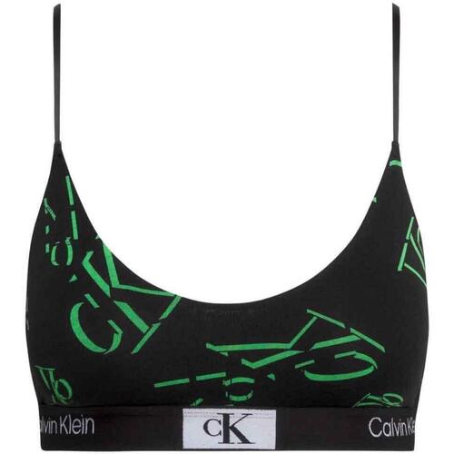 Calvin Klein Jeans - UNLINED BRALETTE ON THE DANCE FLOOR Negro