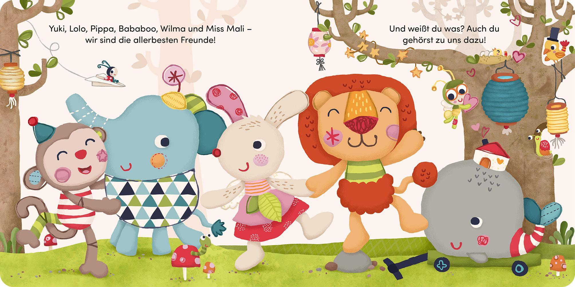 Bababoo and friends - Huhu, lass uns Freunde sein! - Mein liebstes Fingerspielbuch