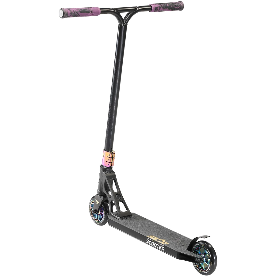 Star Scooter Roller Stunt Trick 120mm Professional schwarz, chrom